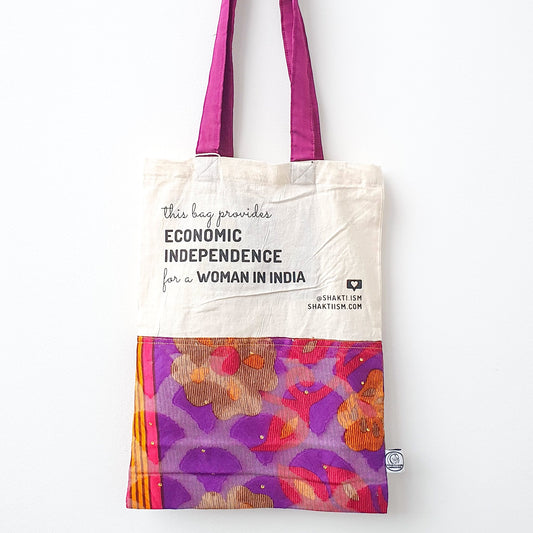 The Independence sari tote